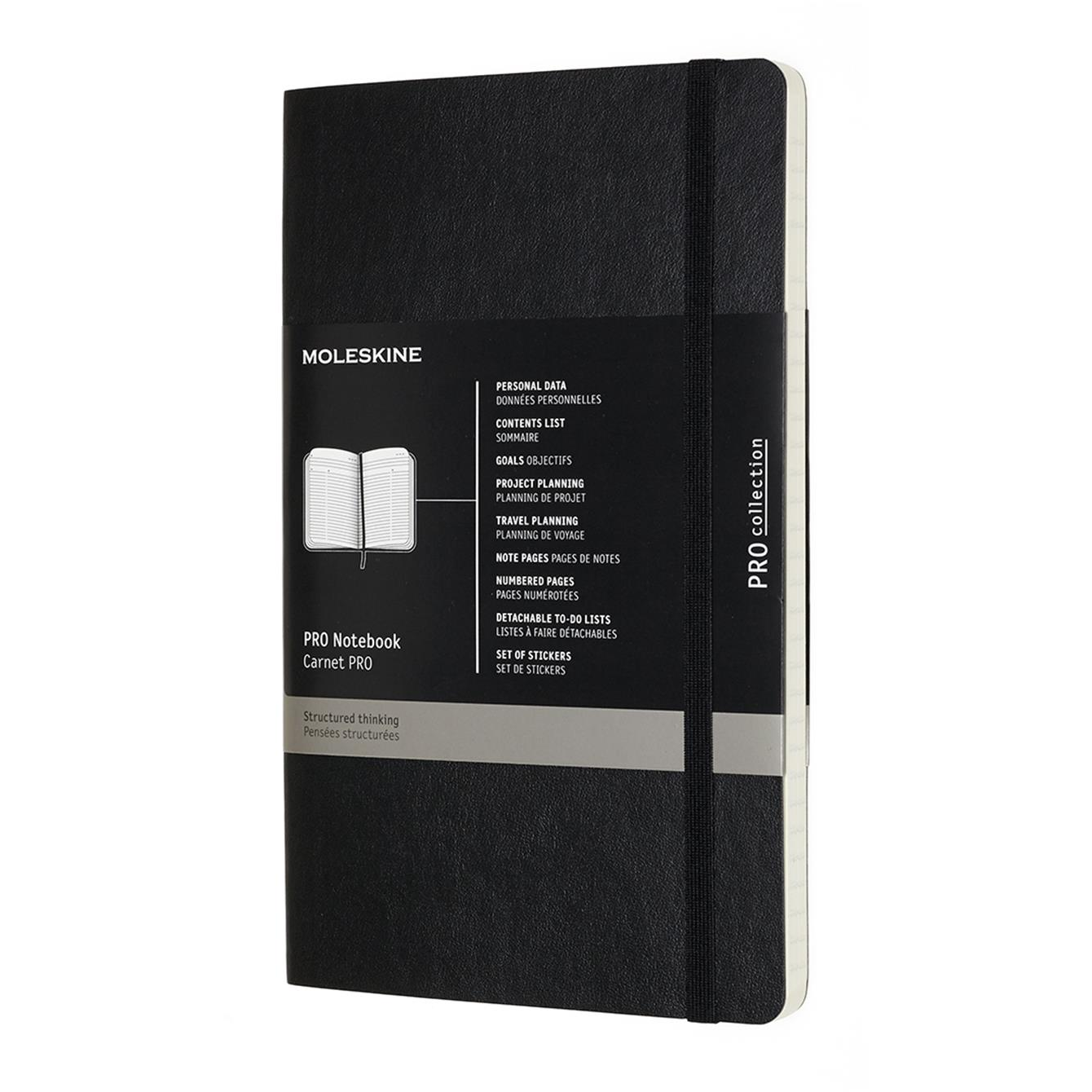 MOLESKINE Professional L, puha borító (PROPFNTB3SBK)-0